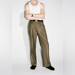 California Arts Wide-Leg Trousers - Taupe